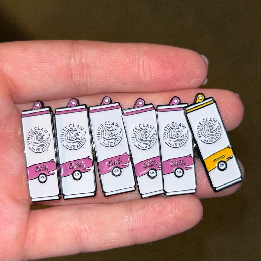 White Claw Drink Pins